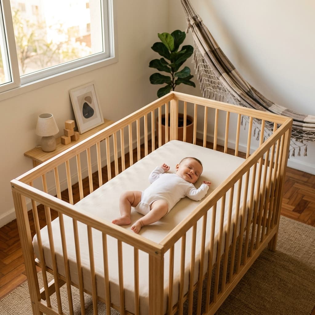 Berço seguro: o que realmente pode (e o que é perigoso) no sono do bebê